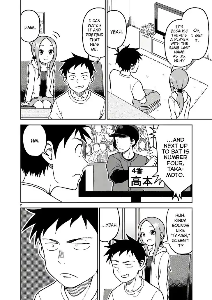 Karakai Jouzu no (Moto) Takagi-san Chapter 109 2